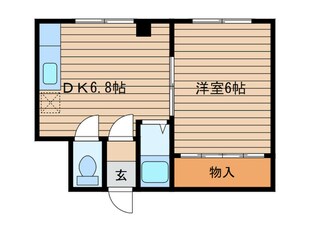 上野マンションの物件間取画像